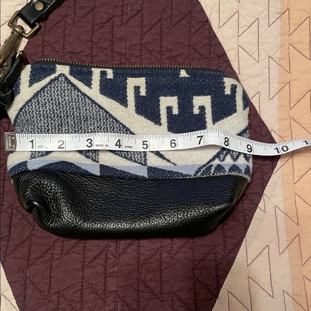 Meant Manufacturing-Pendleton Leather Wristlet - image 5